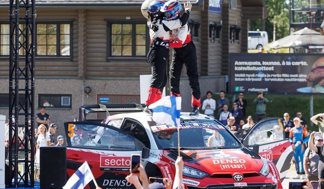 Toyota Finlandiya Rallisi'nde zafer serisini devam ettirdi