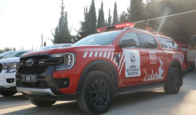 Hatay Büyükşehir Belediyesi İtfaiye Dairesi Başkanlığı araç filosunu genişletiyor
