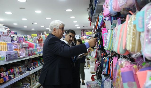 Hatay'da okul alışverişi öncesi kırtasiyelerde denetim yapıldı