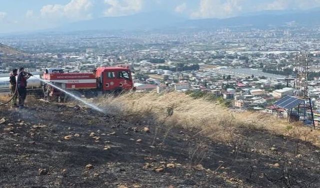 Hatay'da otluk alanda çıkan yangın söndürüldü