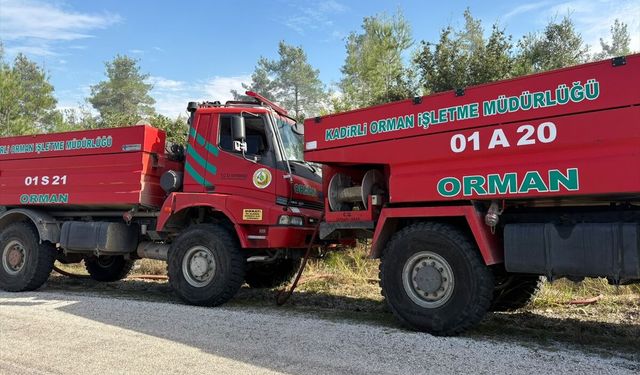 Osmaniye'de çıkan orman yangını söndürüldü