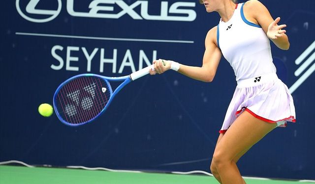 WTA 125 Adana Open Tenis Turnuvası'nda ana tablo maçları başladı