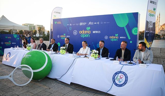 WTA 125 Adana Open Tenis Turnuvası'nın basın toplantısı yapıldı