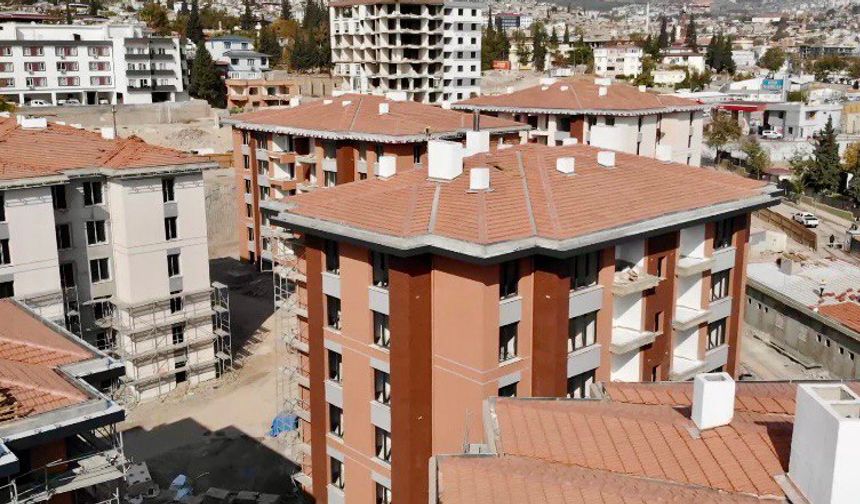 Kahramanmaraş'ta Ebrar Siteleri Yerinde Dönüşüm Konutlarında Sona Gelindi