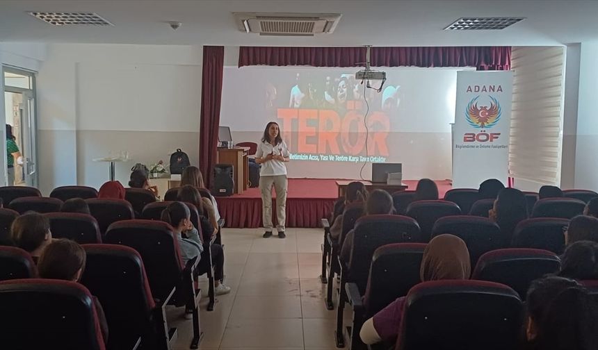 Adana’da liselerde suça karşı farkındalık konferansları düzenlendi