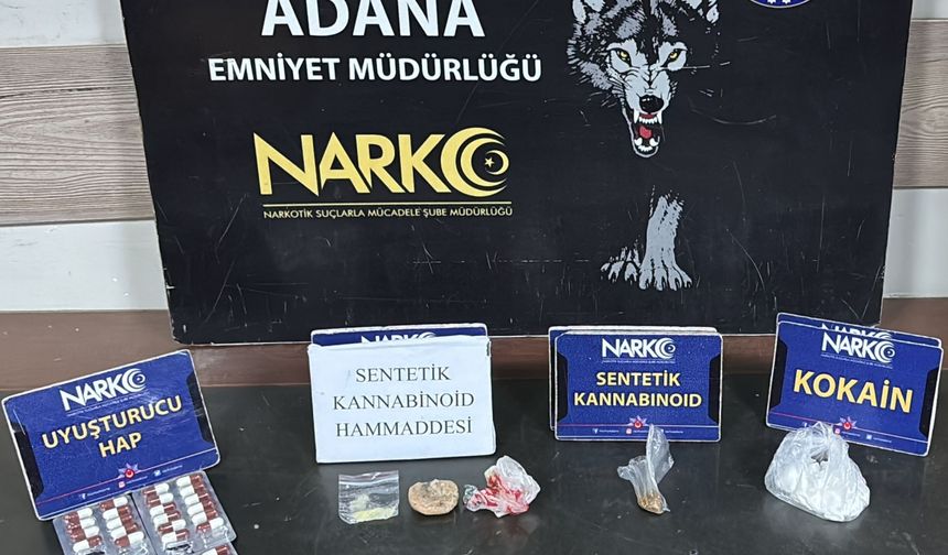 Adana'da uyuşturucu operasyonlarında yakalanan 55 şüpheli tutuklandı
