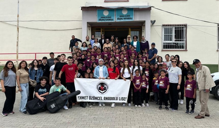 Aladağ'da ilkokul ve lise öğrencileri "Kardeş Okul" projesinde buluştu