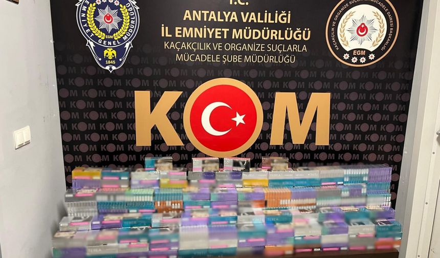 Antalya'da kaçakçılığa yönelik operasyonlar düzenlendi