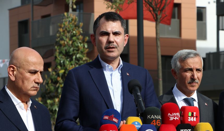 Çevre, Şehircilik ve İklim Değişikliği Bakanı Kurum, Kahramanmaraş'ta konuştu: