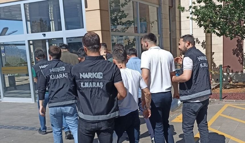 Kahramanmaraş'ta uyuşturucu operasyonunda 13 şüpheli tutuklandı