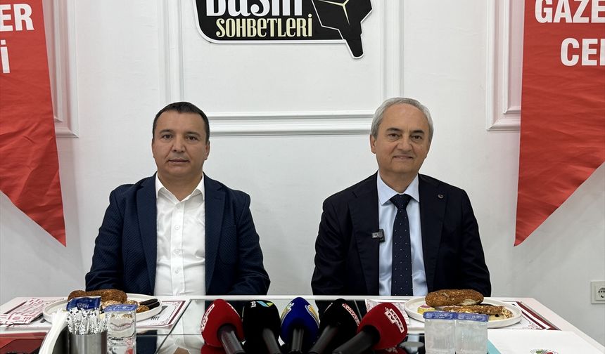 Kepez Belediye Başkanı Mesut Kocagöz, "Basın Sohbetleri"nin konuğu oldu
