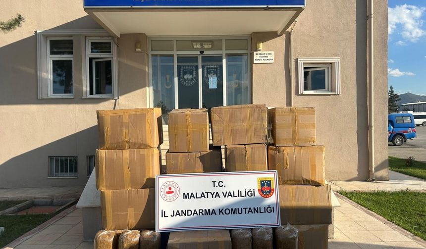 Malatya'da kaçakçılık operasyonunda 9 şüpheli yakalandı