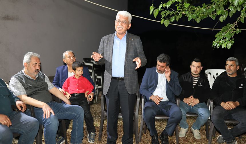 Mehmetli Belediye Başkanı Seyitoğlu, vatandaşlarla bir araya geldi