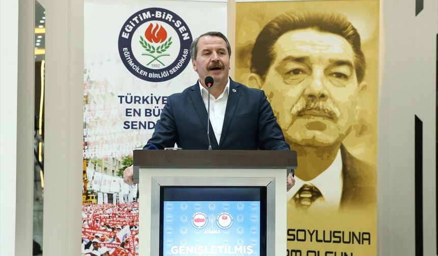 Memur-Sen Genel Başkanı Ali Yalçın, Adana'da konuştu: