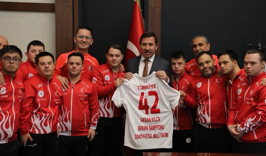 Özel sporculardan Karatay'a ziyaret