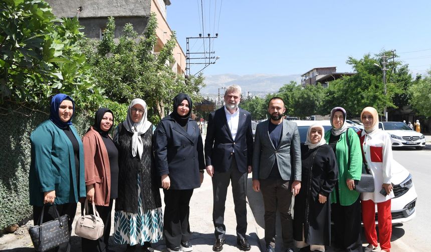 Başkan Görgel, Kanuni Mahallesi’nde Esnaf ve Vatandaşlarla Buluştu