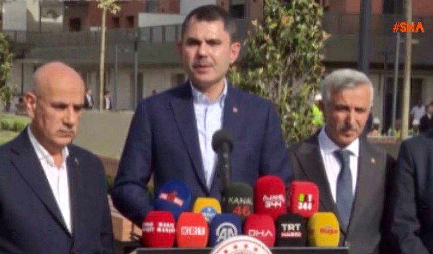 Bakan Murat Kurum, Kahramanmaraş’ta son durumu değerlendirdi