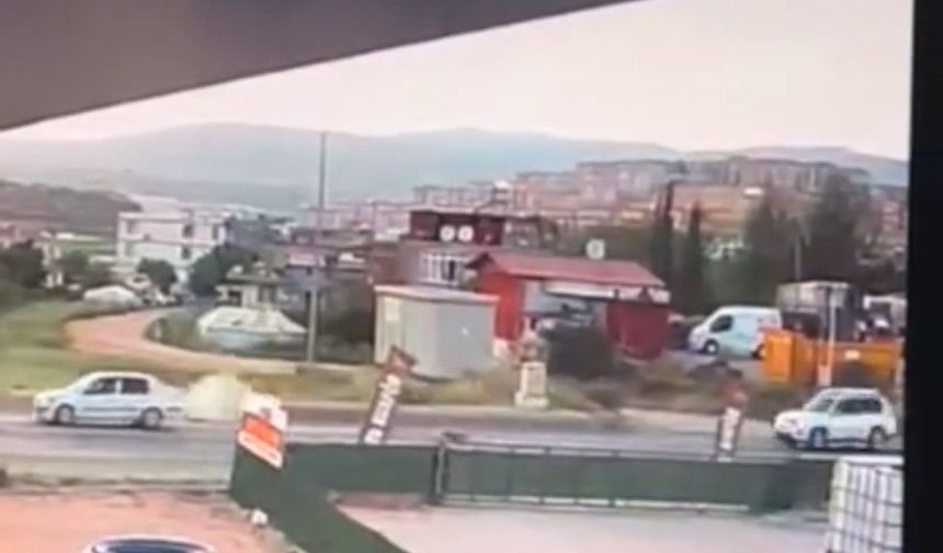 Kahramanmaraş’ta motosiklet kazası kamerada