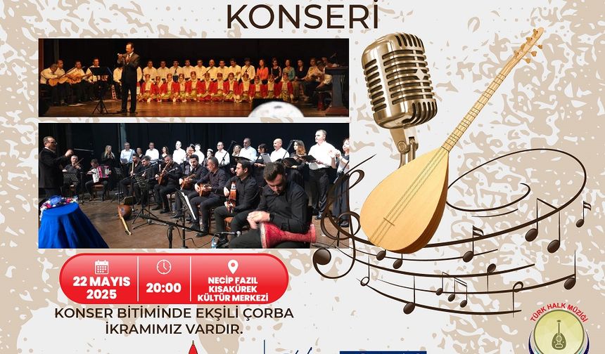 Onikişubat Belediyesi’nden Türk Mutfağı Haftası’na özel türkü konseri