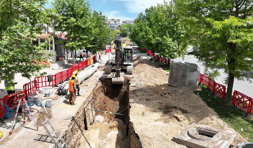Dulkadiroğlu’nda Yeni Altyapı Hatlarının İmalatı Sürüyor