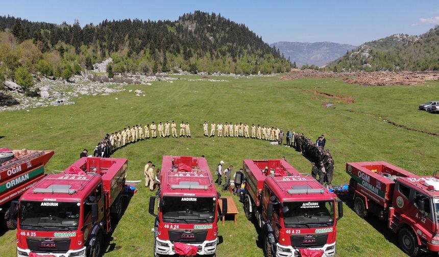 Kahramanmaraş'ta orman yangınlarına karşı farkındalık oluşturuluyor