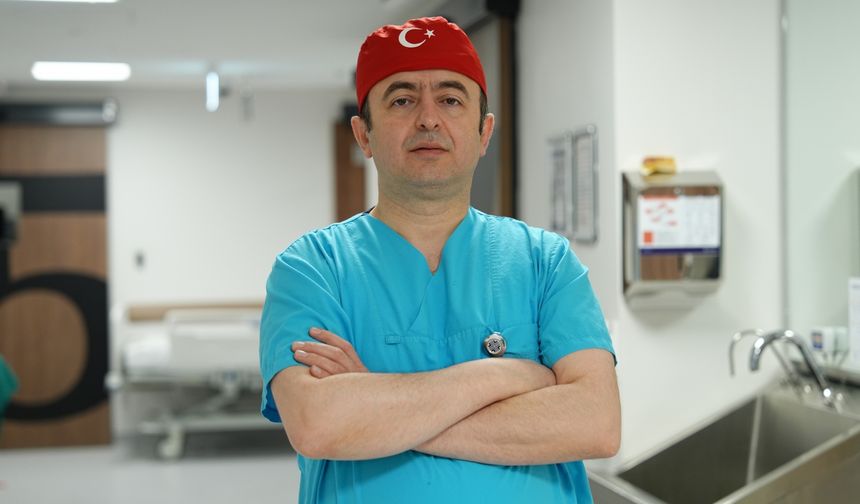 Kapalı ameliyatla testis kanserinden kurtuldu