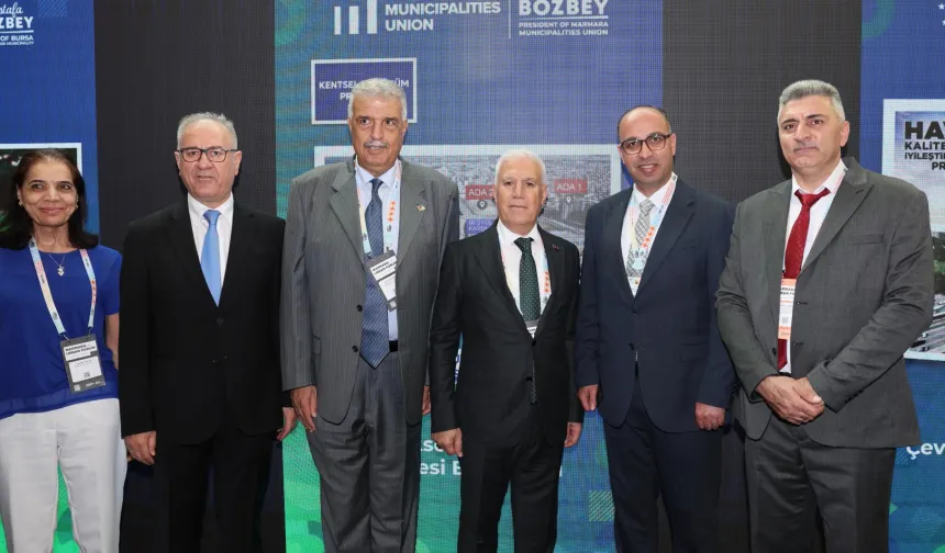 Filistinli belediye başkanlarından Başkan Bozbey'e teşekkür