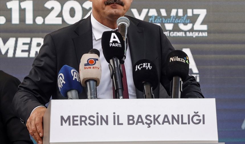 Anahtar Parti Genel Başkanı Ağıralioğlu partisinin Mersin İl Başkanlığı binasını açtı