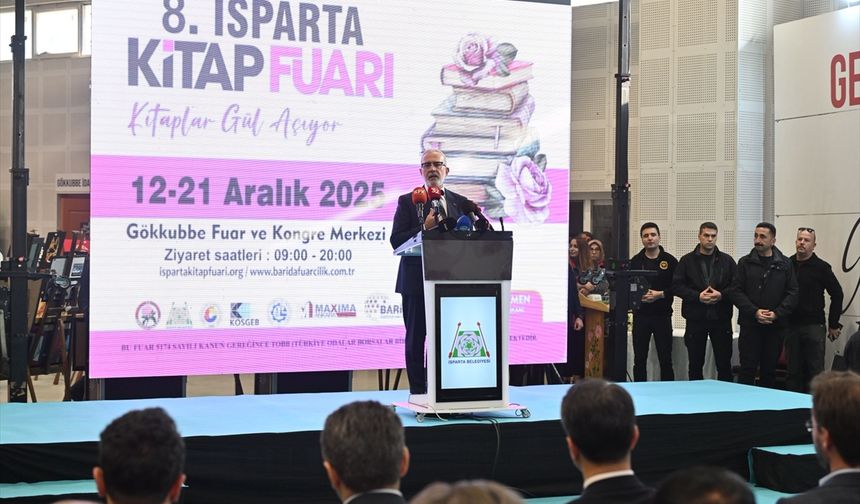 AK Parti Grup Başkanvekili Yenişehirlioğlu 8. Isparta Kitap Fuarı'nda konuştu: