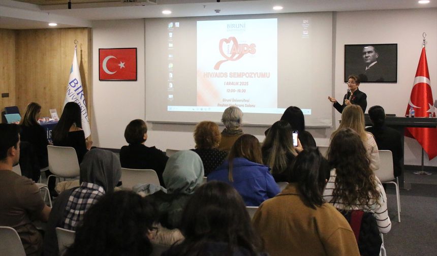 Biruni Üniversitesinde HIV/AIDS Sempozyumu düzenlendi