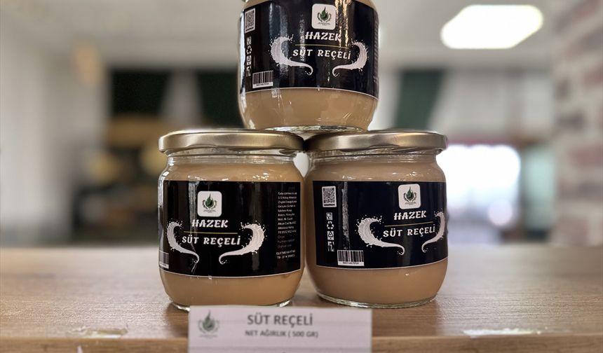 Hatay'da kadınların yaptığı süt reçeli sofraları süslüyor