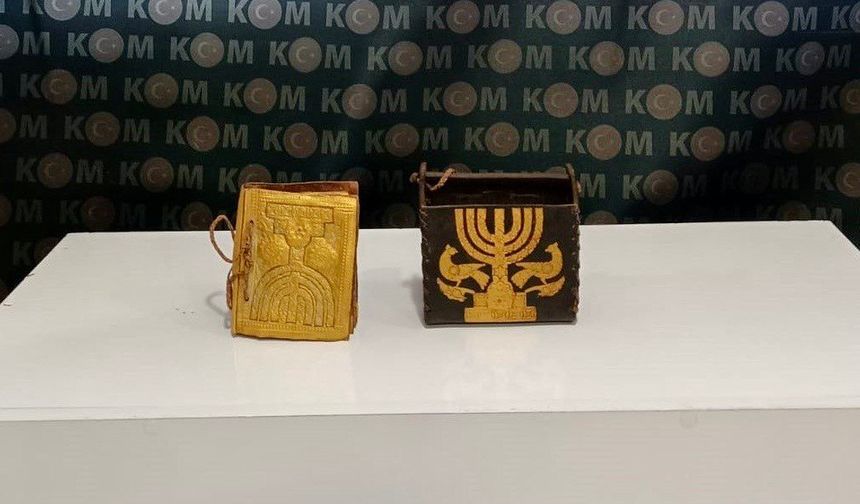 Kahramanmaraş’ta tarihi Tevrat Kitabı ele geçirildi