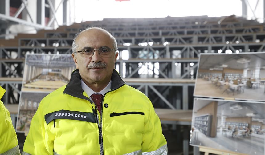 Malatya Büyükşehir Belediyesi hizmet binasının altına 814 kişilik kütüphane yapılıyor