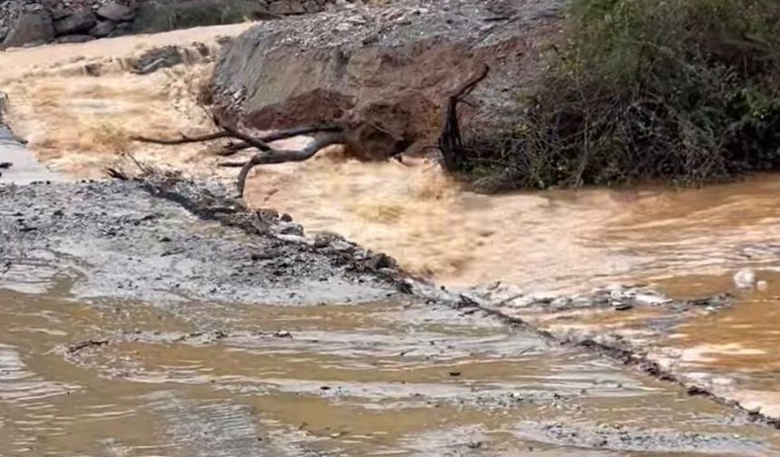 Alanya'da sağanak kırsal mahallelerde hasara yol açtı