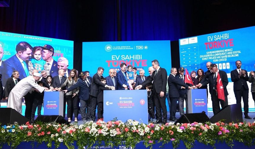 Bakan Kurum; “Kahramanmaraş, asrın inşasının simgesidir”