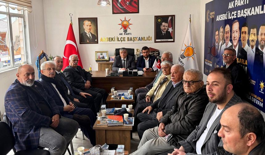 AK Parti Akseki ilçe teşkilatı bayramlaşma programında buluştu