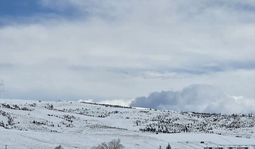 Antalya'nın yüksek kesimlerinde kar etkili oldu