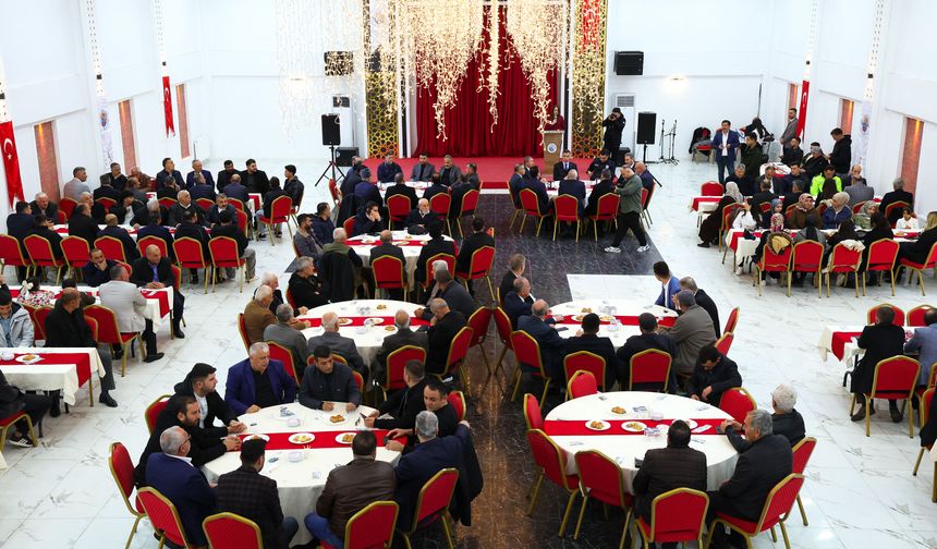 Darende'de bayramlaşma töreni düzenlendi