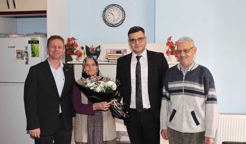 Gülnar protokolünden şehit aileleri ve gazilere ziyaret