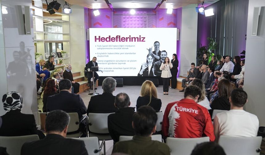 İşitme engelli toplumun temsilcileri AA'nın 'Eller Konuşur' projesine tam destek verdi