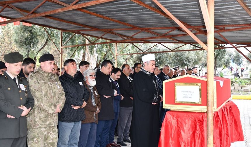 KKTC'de vefat eden askerin cenazesi Hatay'da toprağa verildi