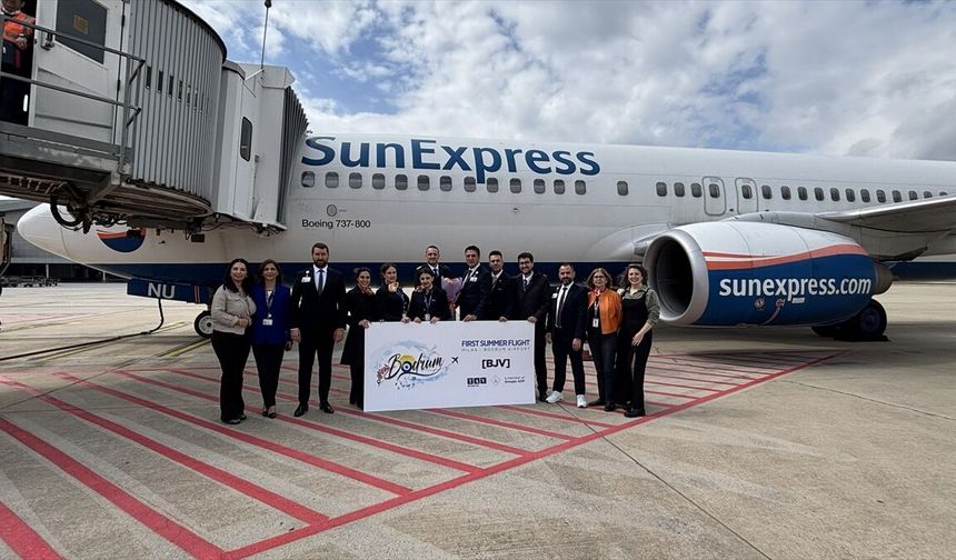 Milas Bodrum Havalimanında yaz sezonu dış hat uçuşları başladı