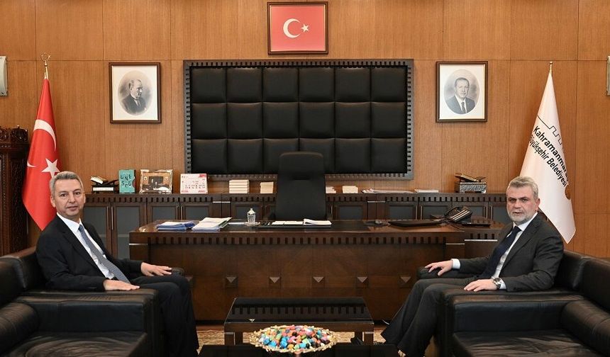 Başkan Görgel, KSÜ Rektörü Okumuş’u Ağırladı