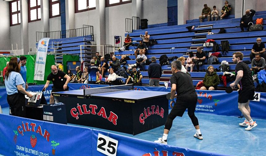 13. Uluslararası Veteran Masa Tenisi Turnuvası sona erdi