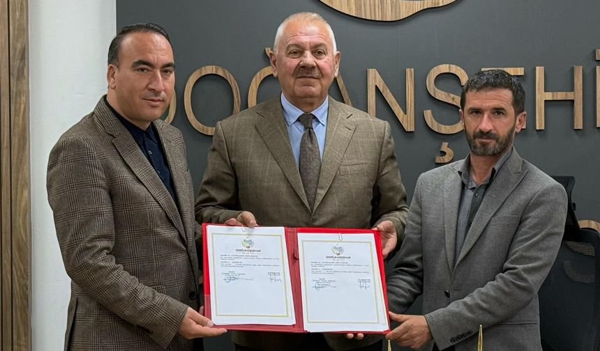 Doğanşehir'de Merhum Ahmet Budak Taziye Evi için protokol imzalandı