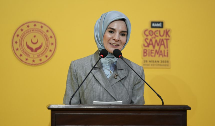 Emine Erdoğan, Rami Çocuk ve Sanat Bienali'nin açılışına katıldı: