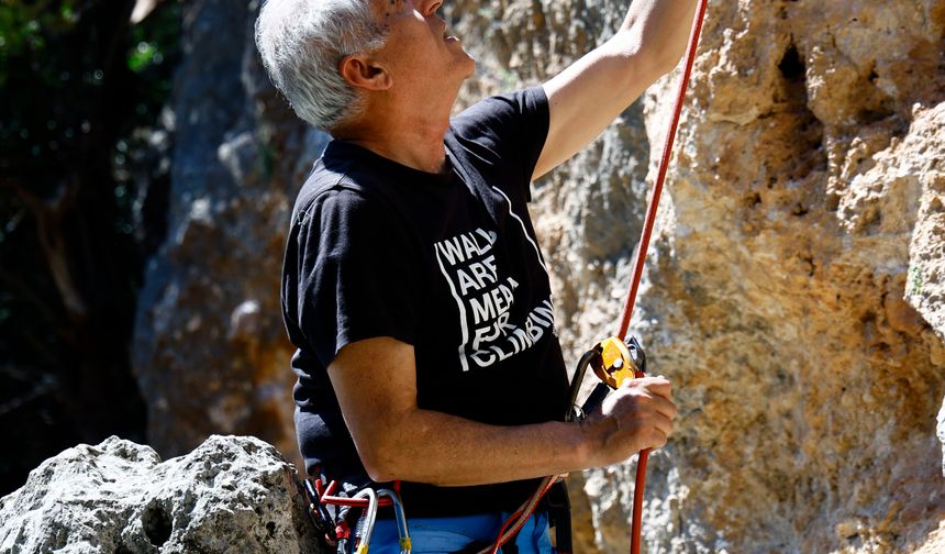 İş stresinden bunalanların yeni motivasyon kaynağı kaya tırmanışı oldu