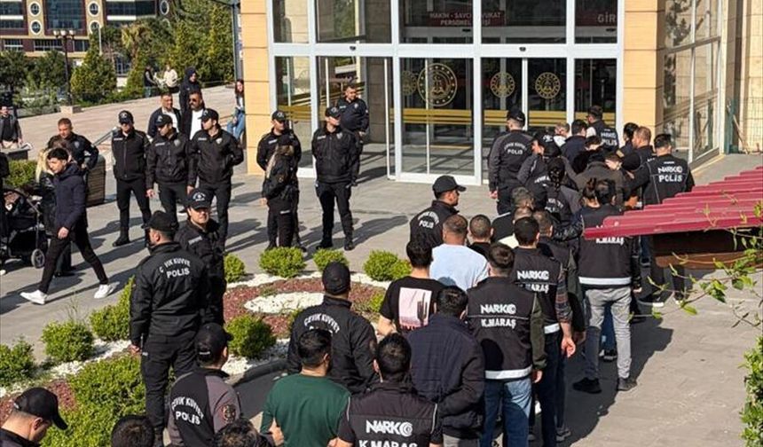 Kahramanmaraş merkezli uyuşturucu operasyonunda 45 zanlı tutuklandı