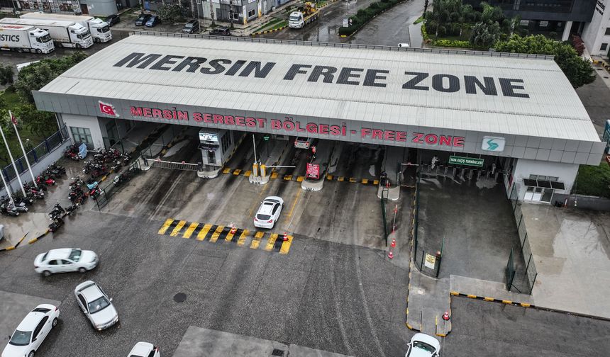 Mersin Serbest Bölgesi'nin 3 aylık ticaret hacmi 943 milyon dolar oldu