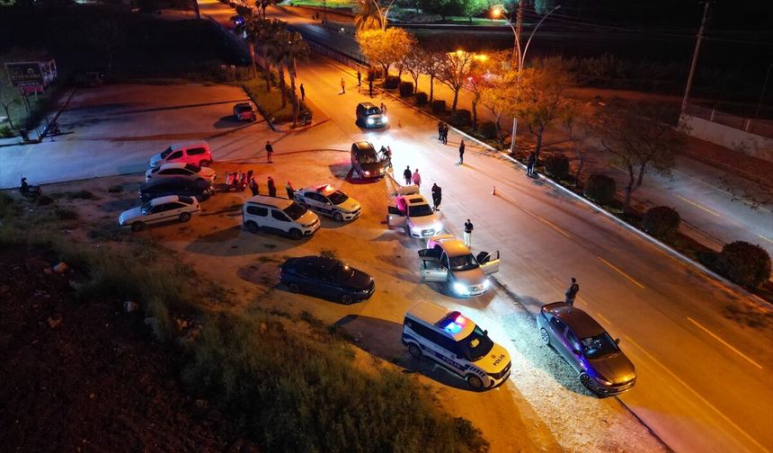 Mersin'de asayiş ve trafik uygulaması yapıldı